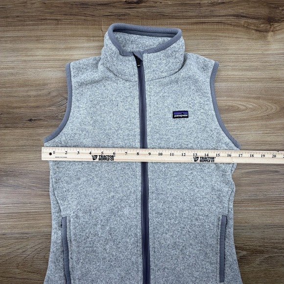 Patagonia Better Sweater Vest Women's Small Knit Fleece Lined Charcoal Grey - Picture 6 of 6